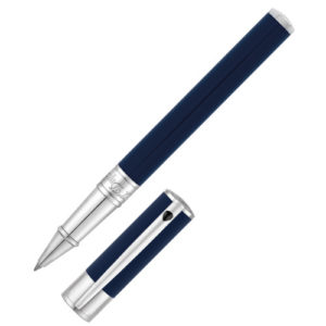 Rollerball D-Initial Bleu /chrome Dupont