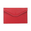 RECIFE / Enveloppe riviera Cuir Rouge
