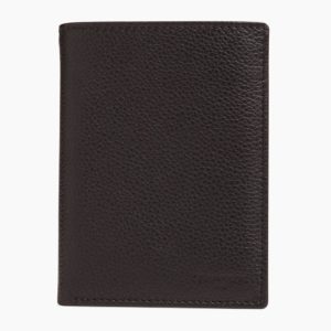 PORTEFEUILLE MOYEN MODÈLE ZIPPÉ 2 VOLETS CHARLES EN CUIR GRAINÉ