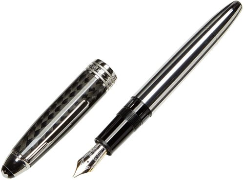 Stylo plume Solitaire Montblanc carbone métal