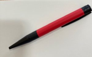 STYLO BILLE DUPONT D INITIAL ROUGE MAT