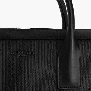EMILE – Porte Documents le Tanneur – Cuir Monogramme noir – Collection Emile –