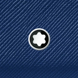 Porte Cartes 2 CC Bleu Connecté – Collection Sartorial –