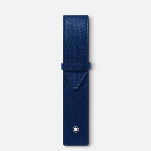 étui stylo bleu sartorial
