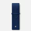 Etui stylo sartorial bleu