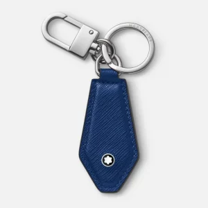 Porte Clés en Losange – Collection Sartorial – Bleu –