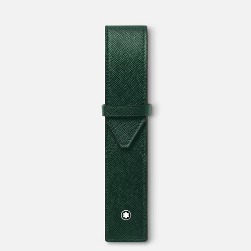 Etui stylo vert sartorial