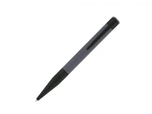 Stylo bille D initial graphite/noir