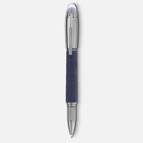 Roller Montblanc Starwalker SpaceBlue résin doué