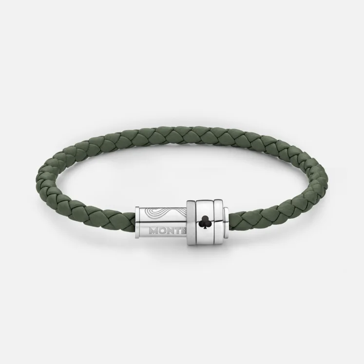 Bracelet Montblanc – Tour du Monde en 80 jours – Vert sapin –