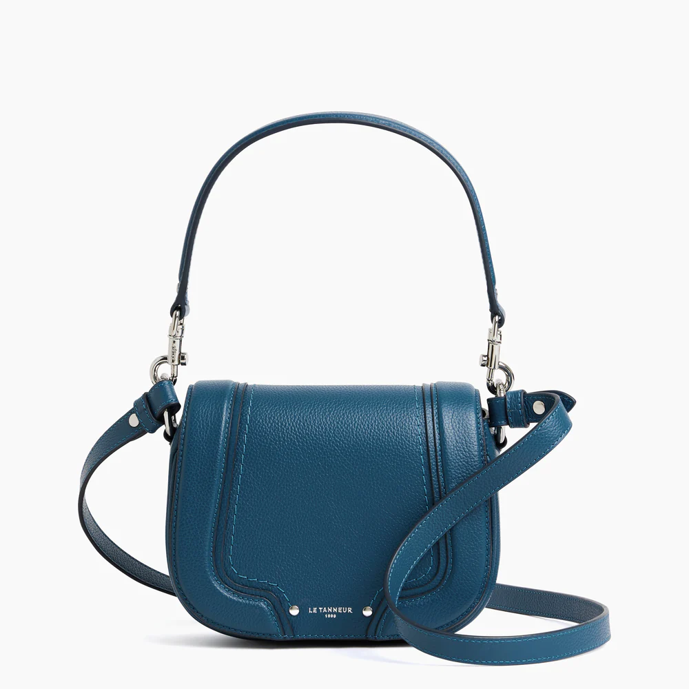 Petit sac bandoulière ELLA – Bleu Paon – NEW –